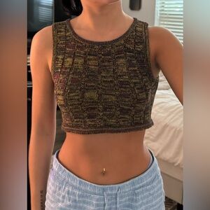 Sweater high neck tank